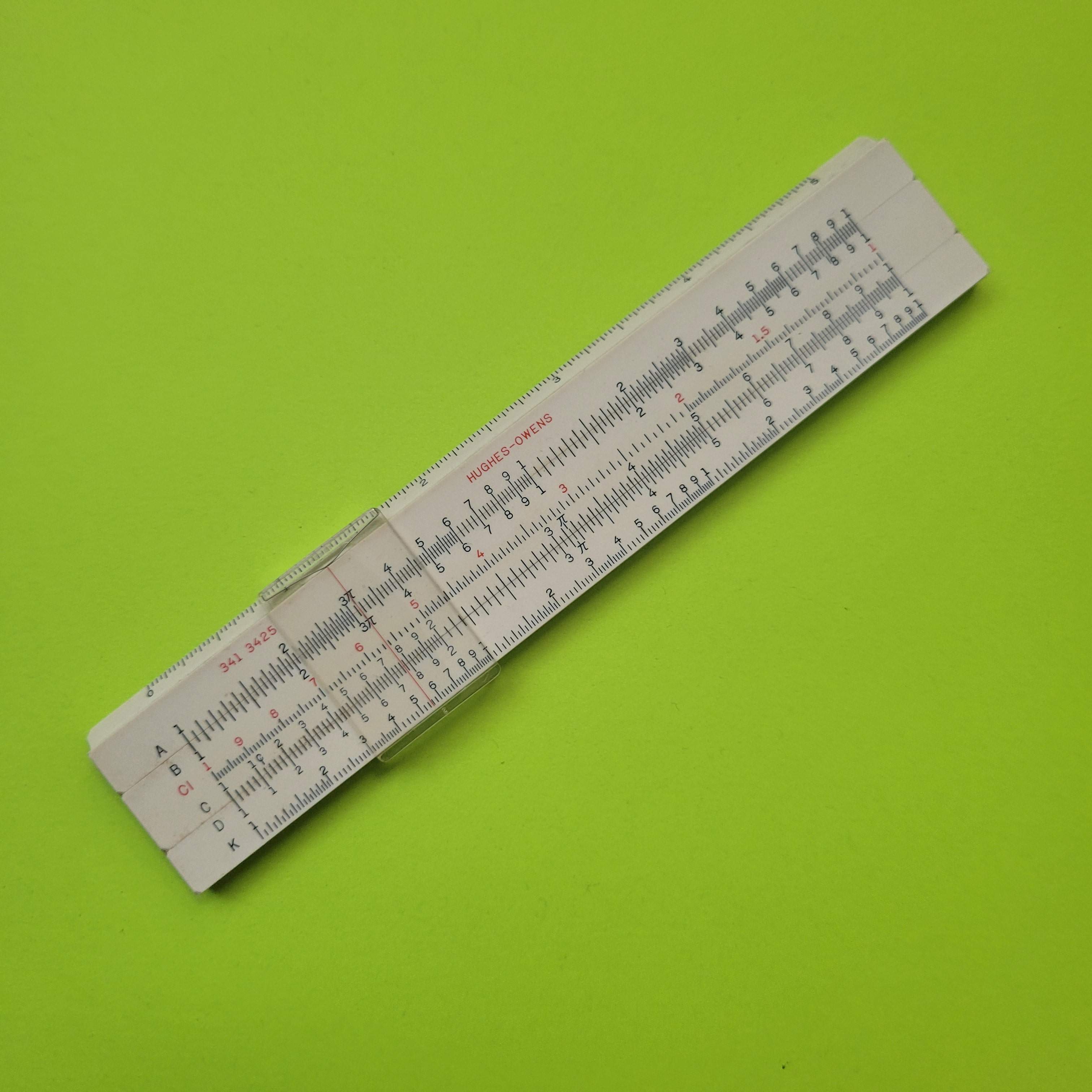 An image of a Sun Hemmi 341 3425 slide rule